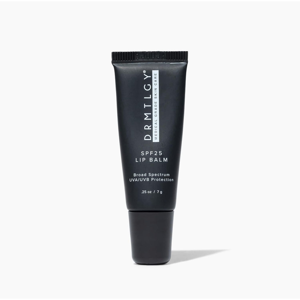 DRMTLGY SPF 25 Lip Balm – Hydrating & Nourishing Lip Protection with Avocado, Shea Butter & Cocoa Butter – Broad Spectrum UVA UVB Shield – Non-Sticky, Smooth Finish – .25 oz