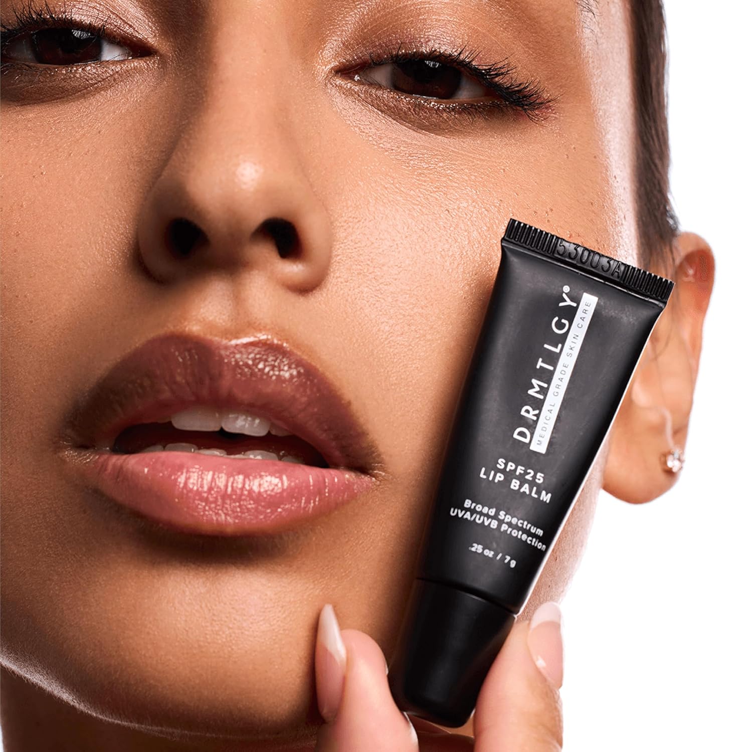 DRMTLGY SPF 25 Lip Balm – Hydrating & Nourishing Lip Protection with Avocado, Shea Butter & Cocoa Butter – Broad Spectrum UVA UVB Shield – Non-Sticky, Smooth Finish – .25 oz